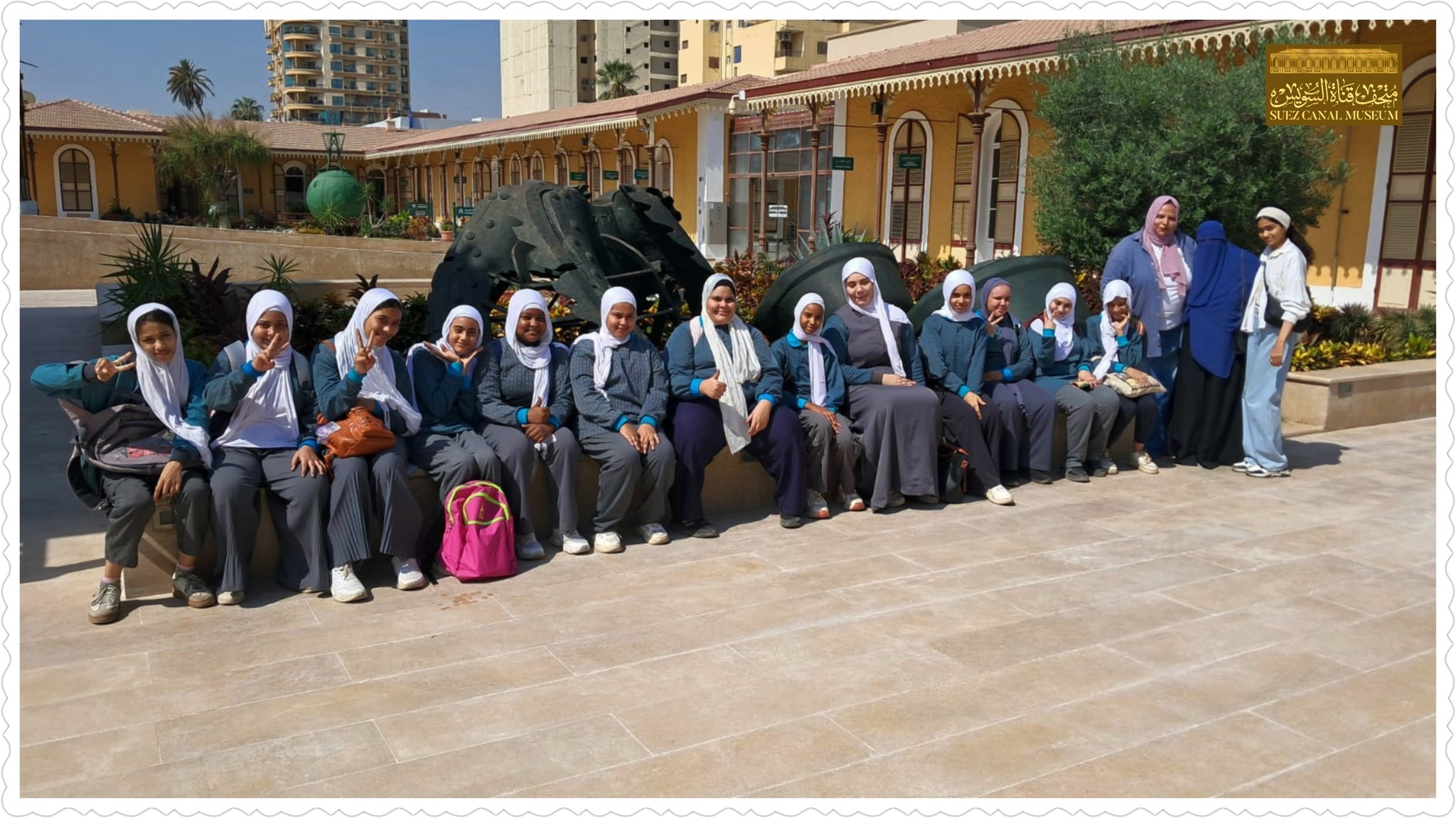   فرصة عظيمة لجميع المدارس لتنظيم رحلات إلي متحف قناة السويس